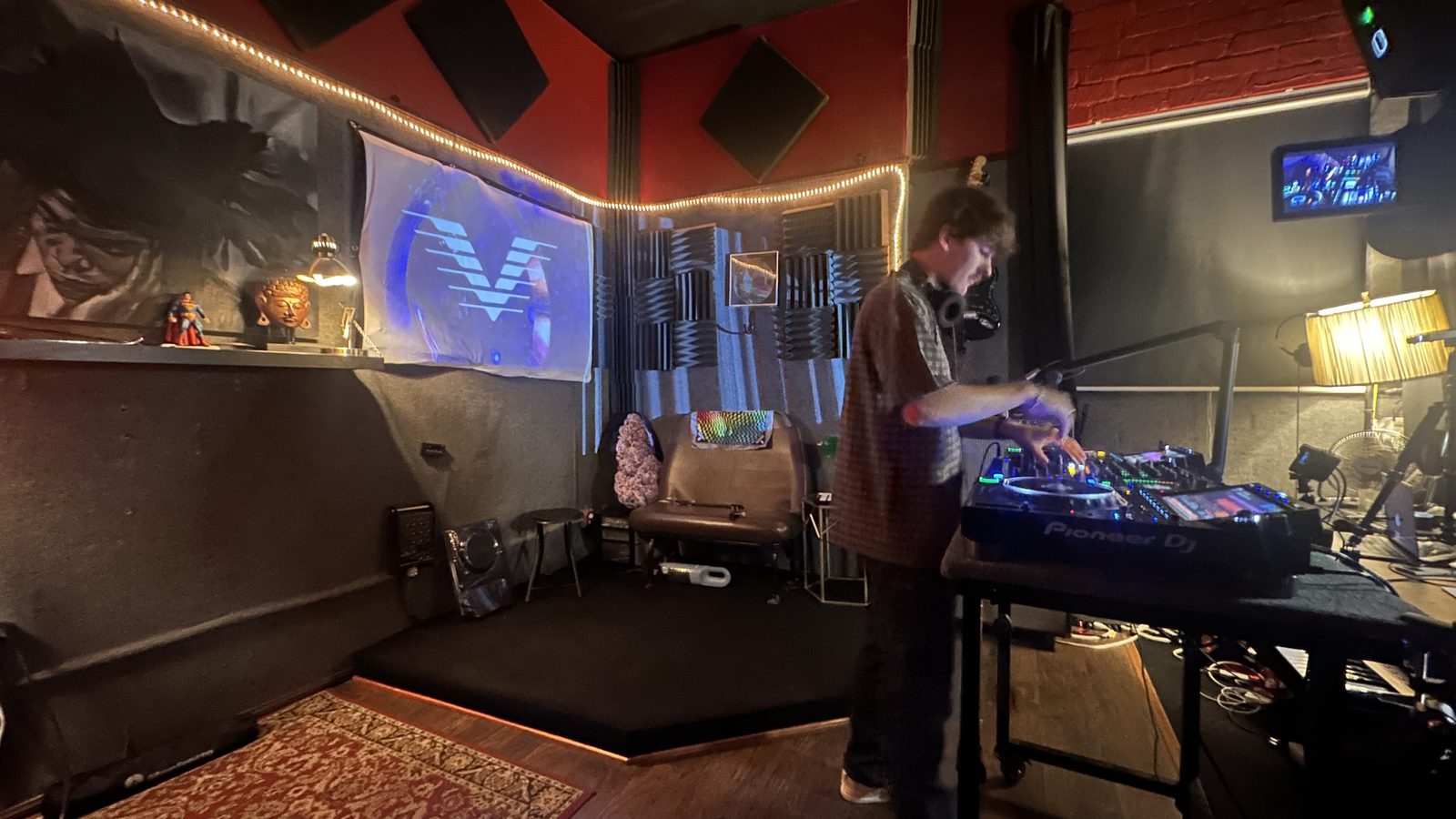 Session in the studio